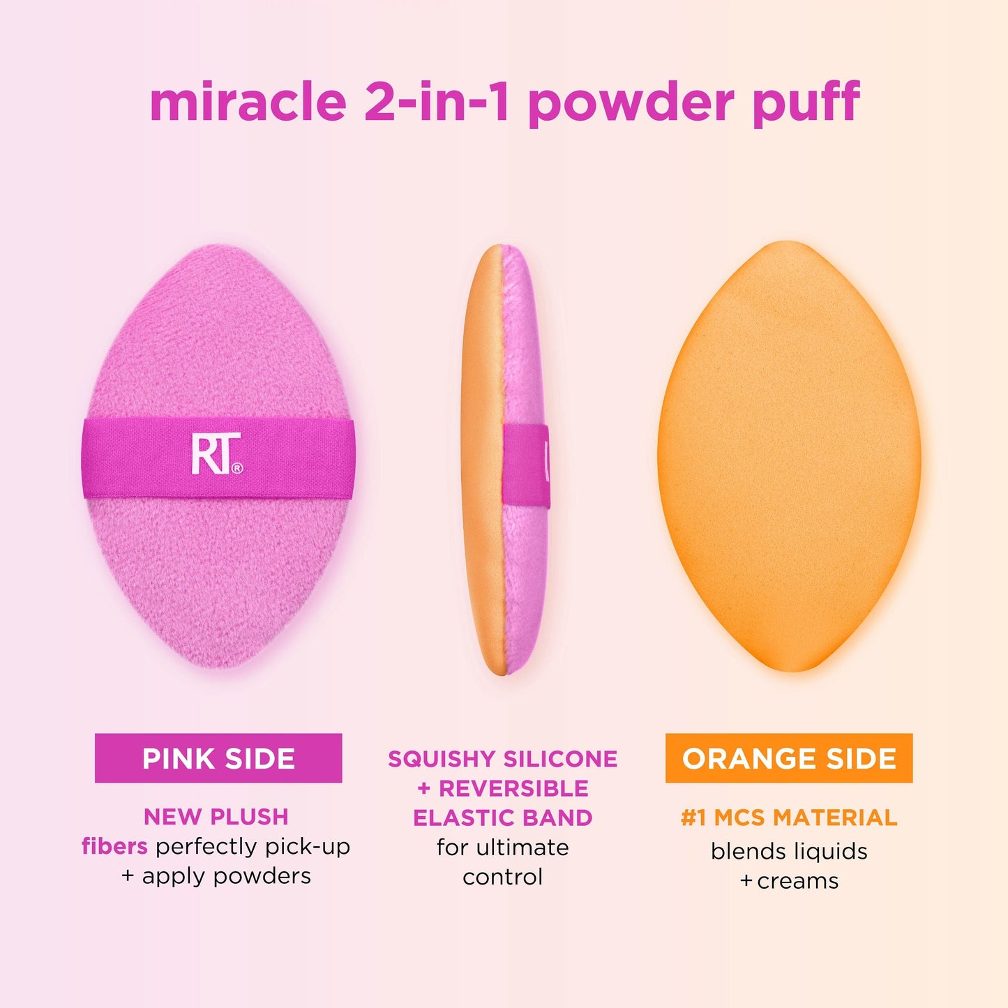 Miracle 2-In-1 Powder Puff Duo