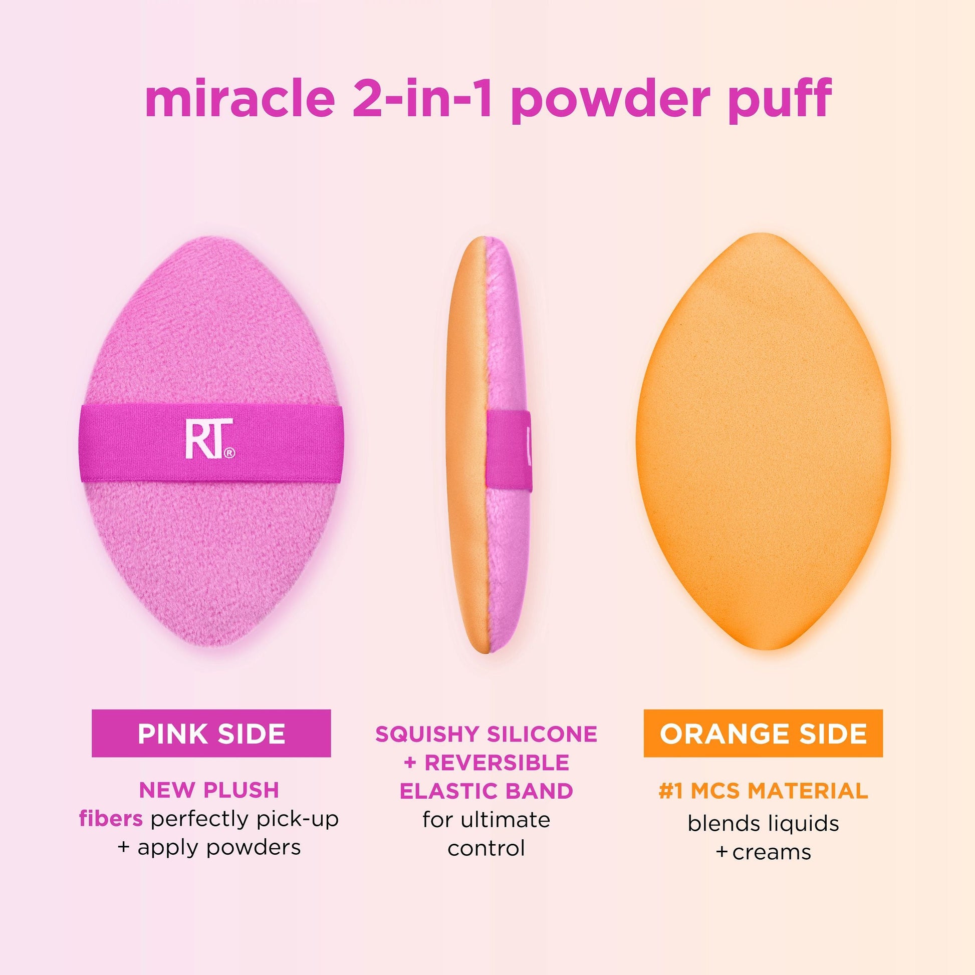 Miracle 2-In-1 Powder Puff Duo